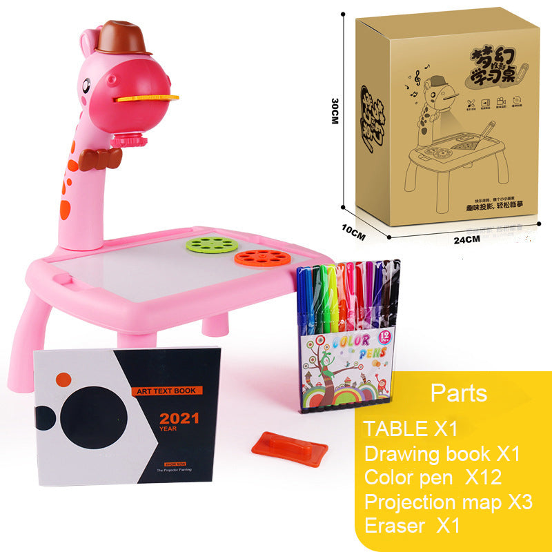 Baby Graffiti Projection Drawing Board for Early Education