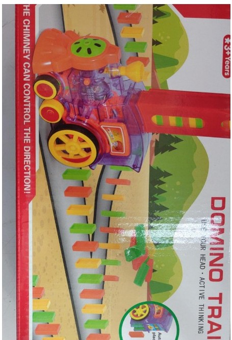 Domino Automatic Blocks Building Train Puzzle Toy