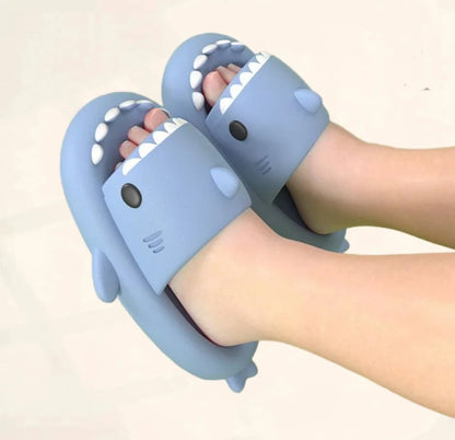 Sharky Steps Soft Sole Flip-Flop Slippers