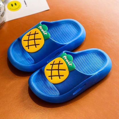 Kids' Flip-Flop Slippers with Anti-Slip, Soft Soles, and Bumper Protection