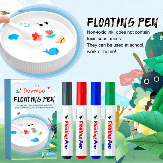 Magical Water Painting Floating Erasable Ink Pen (4Pcs)